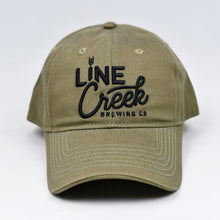 Load image into Gallery viewer, Olive Green Snap-Back Dad-Cap