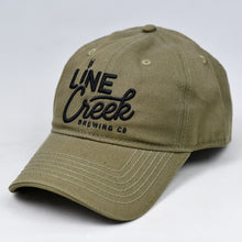 Load image into Gallery viewer, Olive Green Snap-Back Dad-Cap