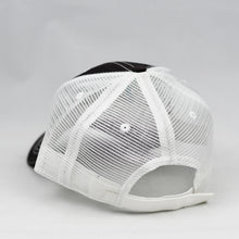 Load image into Gallery viewer, Black & White Semi-Pro Trucker