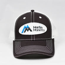 Load image into Gallery viewer, Black & White Semi-Pro Trucker