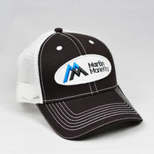 Load image into Gallery viewer, Black & White Semi-Pro Trucker