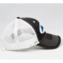 Load image into Gallery viewer, Black & White Semi-Pro Trucker