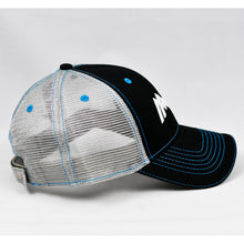 Load image into Gallery viewer, Black & Grey Semi-Pro Trucker