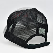 Load image into Gallery viewer, Grey Chambray & Black Semi-Pro Trucker