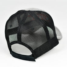 Load image into Gallery viewer, Grey Chambray & Black Semi-Pro Trucker