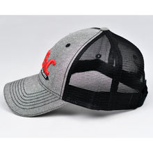 Load image into Gallery viewer, Grey Chambray & Black Semi-Pro Trucker