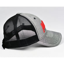 Load image into Gallery viewer, Grey Chambray & Black Semi-Pro Trucker