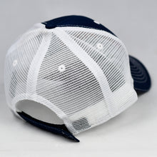 Load image into Gallery viewer, Navy Rip-Stop & White Semi-Pro Trucker