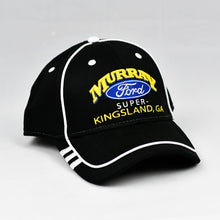 Load image into Gallery viewer, Racing Design Black Chino Twill Semi-Pro Snap-Back Cap