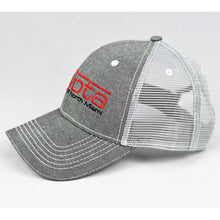 Load image into Gallery viewer, Grey Chambray Semi-Pro Snap-Back Trucker