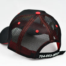 Load image into Gallery viewer, Black w/ Red Trims Semi-Pro Trucker