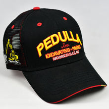 Load image into Gallery viewer, Black w/ Red Trims Semi-Pro Trucker