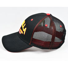 Load image into Gallery viewer, Black w/ Red Trims Semi-Pro Trucker