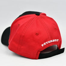 Load image into Gallery viewer, Black & Red Chino Twill Semi-Pro Cap