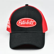 Load image into Gallery viewer, Black & Red Chino Twill Semi-Pro Cap