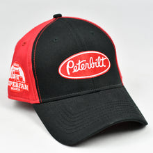 Load image into Gallery viewer, Black & Red Chino Twill Semi-Pro Cap