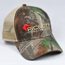 Load image into Gallery viewer, Real Tree & Khaki Semi-Pro Snap-Back Trucker