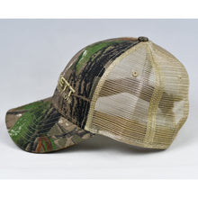 Load image into Gallery viewer, Real Tree & Khaki Semi-Pro Snap-Back Trucker