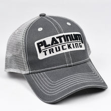 Load image into Gallery viewer, Dark Grey & Grey Snap-Back Dad-Cap Trucker