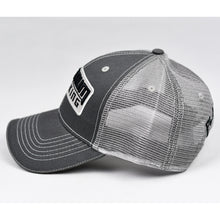 Load image into Gallery viewer, Dark Grey & Grey Snap-Back Dad-Cap Trucker