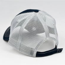 Load image into Gallery viewer, Navy & Grey Semi-Pro Trucker