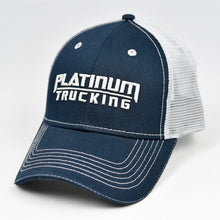 Load image into Gallery viewer, Navy & Grey Semi-Pro Trucker