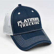 Load image into Gallery viewer, Navy & Grey Semi-Pro Trucker