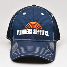 Load image into Gallery viewer, Navy Rip-Stop & Black Air-Mesh Semi-Pro Trucker