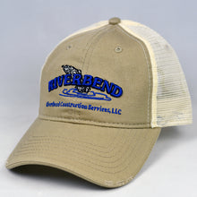 Load image into Gallery viewer, Khaki & Stone Buckle-Back Dad-Cap Trucker