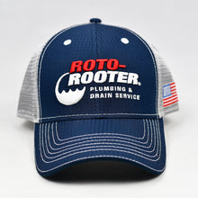 Load image into Gallery viewer, Navy Rip-Stop & Grey Semi-Pro Snap-Back Trucker