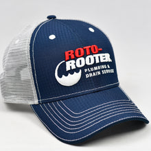Load image into Gallery viewer, Navy Rip-Stop & Grey Semi-Pro Snap-Back Trucker