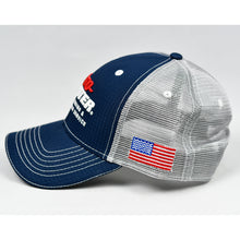 Load image into Gallery viewer, Navy Rip-Stop & Grey Semi-Pro Snap-Back Trucker