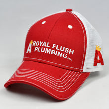 Load image into Gallery viewer, Red Chino Twill & White Semi-Pro Trucker