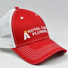 Load image into Gallery viewer, Red Chino Twill & White Semi-Pro Trucker