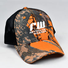 Load image into Gallery viewer, Orange Blaze Camo & Black Semi-Pro Trucker