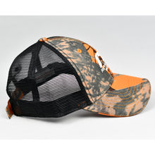 Load image into Gallery viewer, Orange Blaze Camo & Black Semi-Pro Trucker