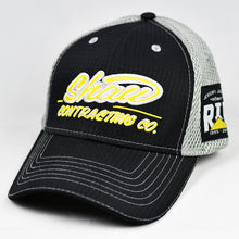 Load image into Gallery viewer, Black Rip-Stop & Grey Air-Mesh Semi-Pro Flex-Fit Trucker