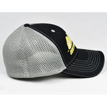 Load image into Gallery viewer, Black Rip-Stop & Grey Air-Mesh Semi-Pro Flex-Fit Trucker