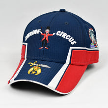 Load image into Gallery viewer, Navy & Red Rip-Stop Sport Design Cap