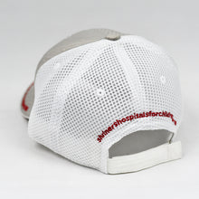 Load image into Gallery viewer, Light Grey Rip-Stop & White Air-Mesh Semi-Pro Trucker