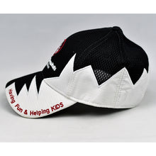 Load image into Gallery viewer, Black Air-Mesh & White Chino Twill Sport Design Cap