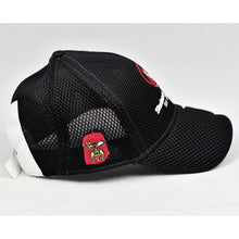 Load image into Gallery viewer, Black Air-Mesh & White Chino Twill Sport Design Cap