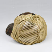 Load image into Gallery viewer, Real Tree Camo & Khaki Air-Mesh Semi-Pro Flex-Fit Trucker