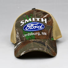 Load image into Gallery viewer, Real Tree Camo & Khaki Air-Mesh Semi-Pro Flex-Fit Trucker