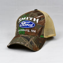 Load image into Gallery viewer, Real Tree Camo & Khaki Air-Mesh Semi-Pro Flex-Fit Trucker