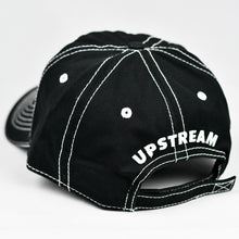 Load image into Gallery viewer, Black Twill w/ White Trims Dad-Cap