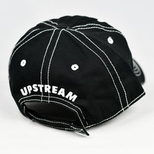Load image into Gallery viewer, Black Twill w/ White Trims Dad-Cap