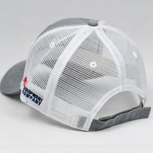Load image into Gallery viewer, Heather Grey & White Semi-Pro Trucker