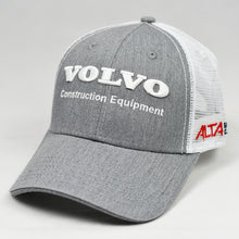 Load image into Gallery viewer, Heather Grey & White Semi-Pro Trucker