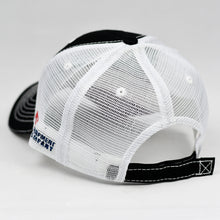 Load image into Gallery viewer, Black Chino Twill & White Semi-Pro Trucker